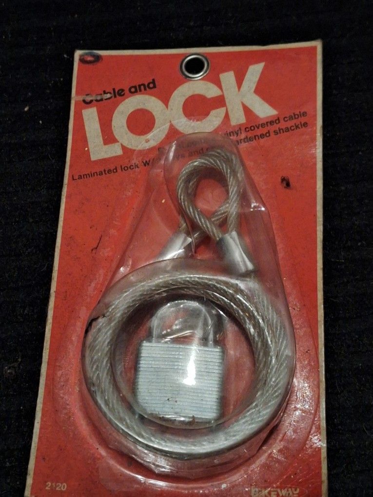 Lock For Bike And Oil Filter Wrench. New