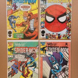 Web of Spider-Man 19, 20, 21, 22 vol 1 (1985 series)