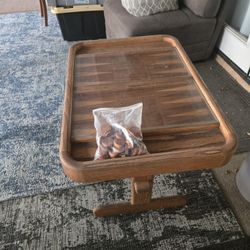 Custom Oak Backgammon Table