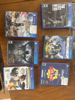PS4 Games, Variety All For $40