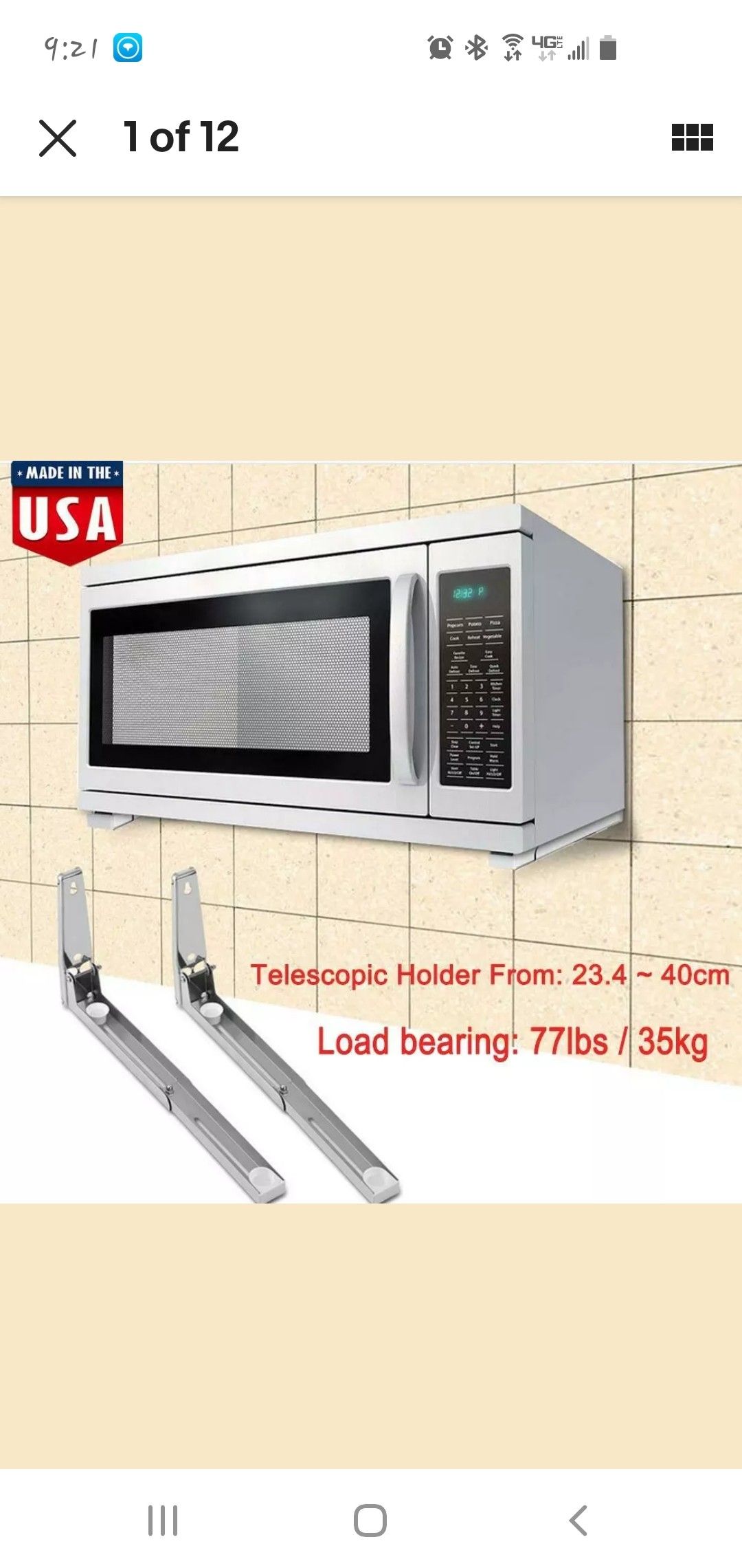 Stainless Steel Microwave Oven rack