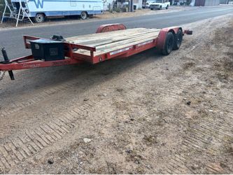2022 car hauler 18ft with winch 7k lb