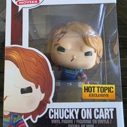 Funko Pop Chucky In Cart HOT TOPIC Exclusive 