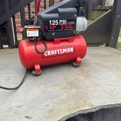 Compressor Portable Works great have a video of it