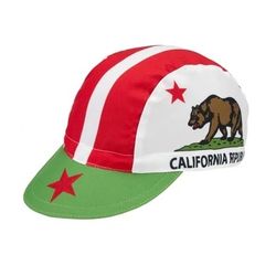 California Flag Cycling Cap
