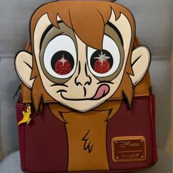 Loungefly Aladdin 30th 2024 Anniversary Abu Cosplay Mini Backpack