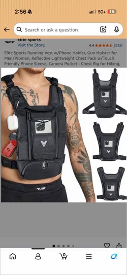 Video sport camera vest