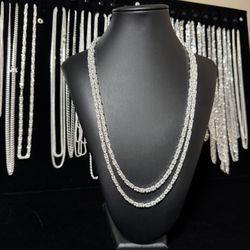 925 Italian Silver Byzantine Chain 4.2mm