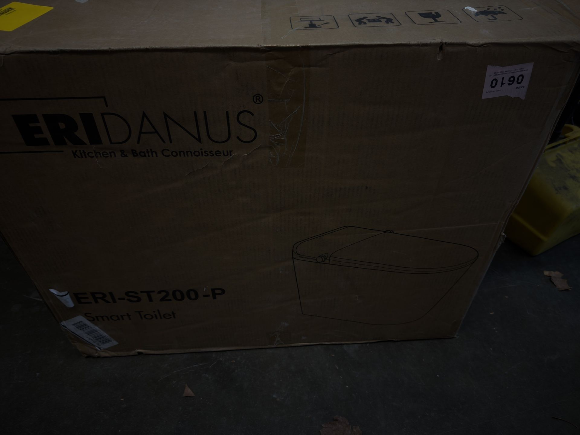 Eridanus Achernar White(Auto Open/Close) Elongated Chair height 12-in Rough-In 1.28 GPF Smart Compatible Soft Close 1-piece Bidet Function Toilet Item