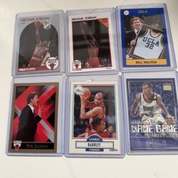 NBA cards Michael Jordan plus 4cards