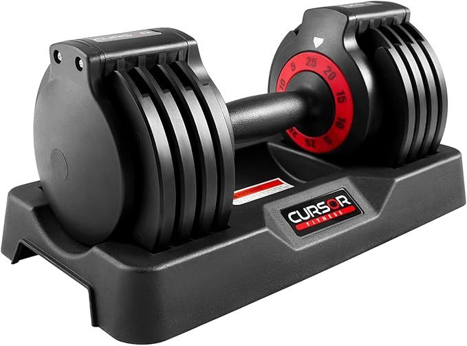 CURSOR FITNESS Adjustable Dumbbells,