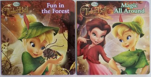 COLLECTIBLE-HTF DISNEY TINKERBELL BOARD BOOKS