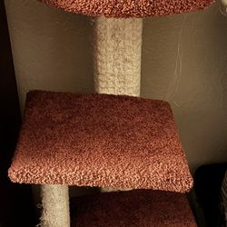 Naomi Home Callie 3-Level Cat Tower – Terracotta