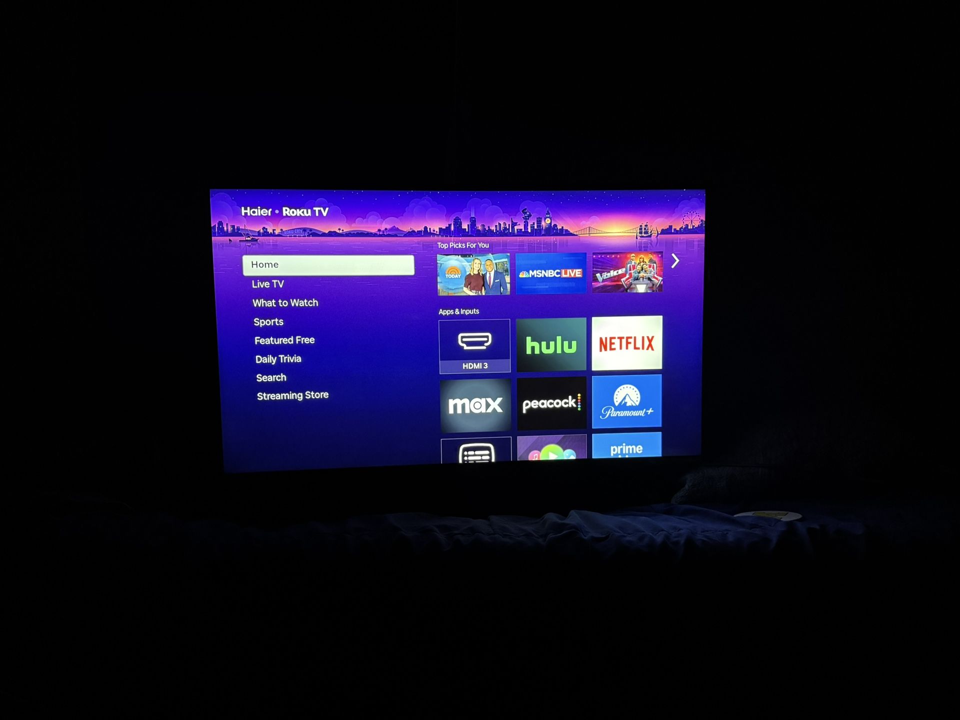 43” Roku Smart Tv With Stand (from Amazon)