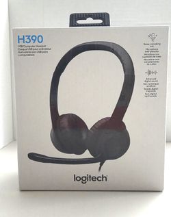 Logitech H390 Wired USB Headset - Open Box / Never Used