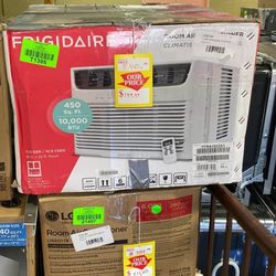 FRIGIDAIRE FFRA102ZA1 10,000 BTU Window-Mounted Room Air Conditioner AC