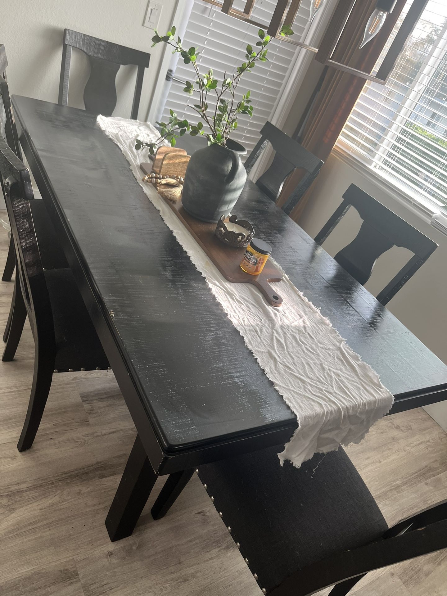 Dinner Table Black Color 