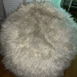 Large Cream Colored Bean Bag Chair