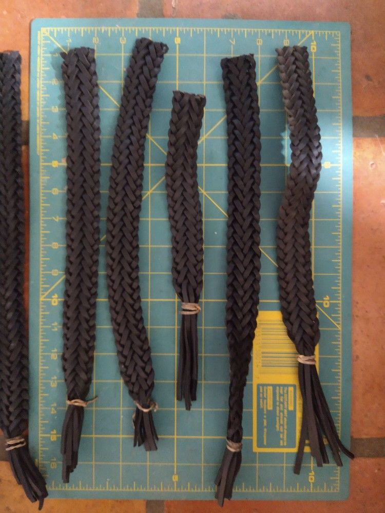 Braided Leather Ends