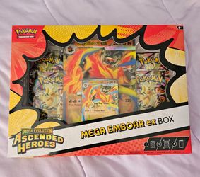 Pokemon Ascended Heroes Emboar/Feraligatr ex boxes