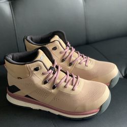Shoes-Bogs Sandstone Knit Mid TR Composite Safety Toe