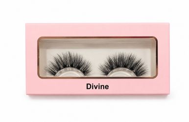 Divine Black Strip Eyelash Strip Lashes
