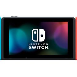 Nintendo Switch 32GB Console (HAC-001)(-01) With Red and Blue Joycons