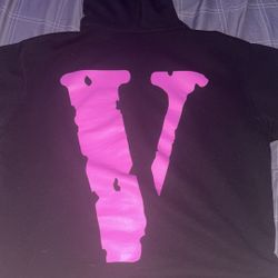 Pink Vlone hoodie