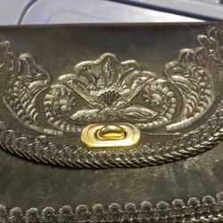 New Hand Tooled Leather Purse And Wallet