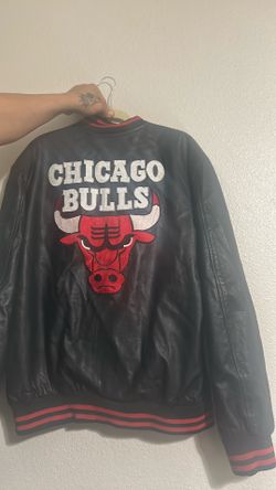Leather Chicago bulls jacket