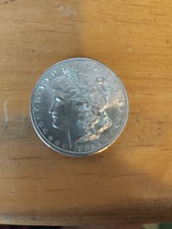1883 O morgan dollar au/bu