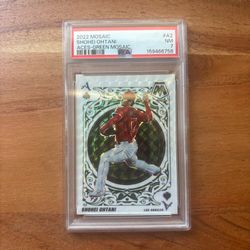 2022 Panini Green Mosaic - Aces Shohei Ohtani #A-2 Mosaic Prizm