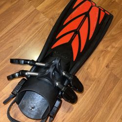 Atomic, Split Fins with Strap Assembly, Medium, Large