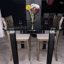 Dining Table Set With 2 Chairs 