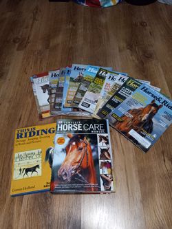 Horse & Rider Mags & Horse Care Book.