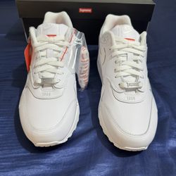 Supreme x Nike Air Max 1 ‘87 SP ‘Triple White’ US Mens 10