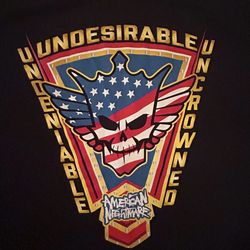 WWF Cody Rhodes Undesirable Undeniable Uncrowned WWE Men's 2XL T-shirt XXL