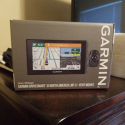 Garmin drive smart 5I LMT-s +vent mount (new open box)