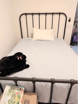 Wrought Iron Queen w/Mattress
