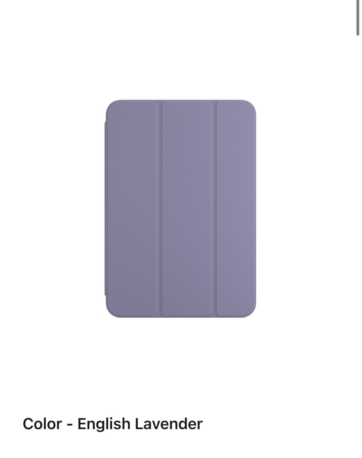Smart Folio for iPad mini (6th generation) - English Lavender