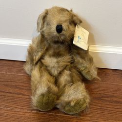 13” Purr-faction By MjC Plush 1992 Teddy Bear By Mary Jane’s Company