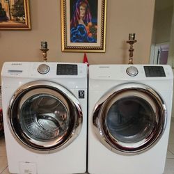 Samsung Washer & Dryer Front Load Matching Set (Large Capacity) Perfect Working Condition ( CLEAN )