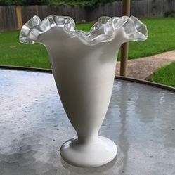 Fenton Glass Vase 