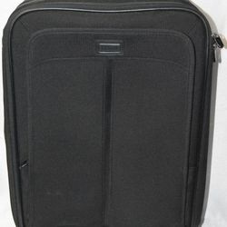Hartmann 23" Rolling Suitcase with Leather Trim in Excellent Condition (23"x14"X10")