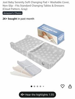 Soft Changing Pad + Washable Cover