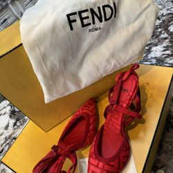 Fendi slingback Ciniglia 