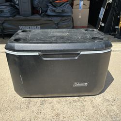 Large Black Coleman Insulated Cooler