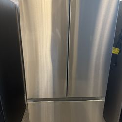 Samsung French door refrigerator in stainless steel