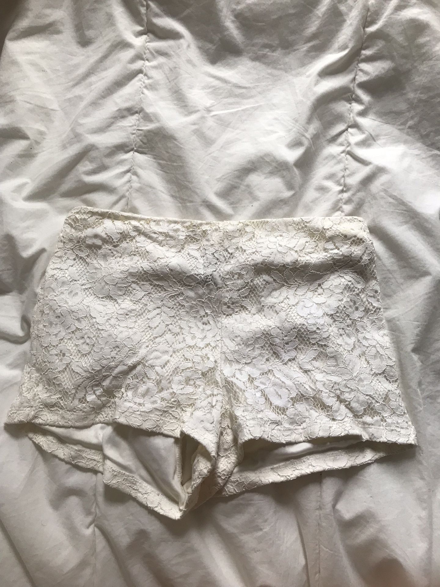 White Dress Shorts