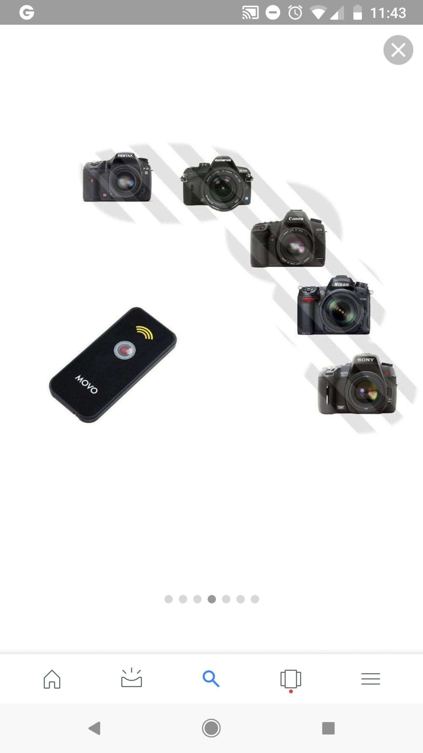 Movo Photo Universal IR Remote Control Shutter Release for Canon EOS Nikon Sony Alpha Olympus & Pentax DSLR Cameras